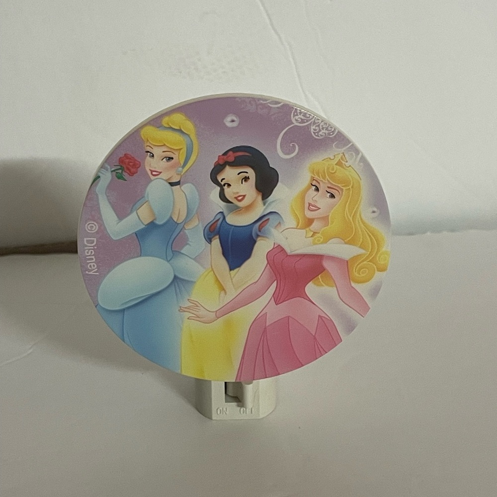 Disney Princess Cinderella, Snow White, and Aurora Wall Plug In Nightlight